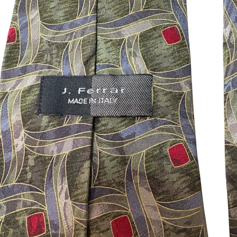 Multi Color Silk Tie Made in Italy - Picture 3 of 6